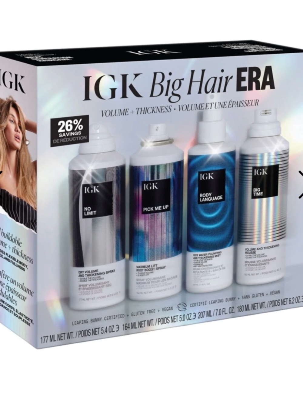 IGK BIG HAIR Volumizers - NEW